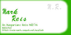 mark reis business card